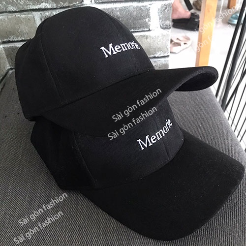 Nón kết thêu chữ Memorie ❤️ Mũ lưỡi trai phong cách Ulzzang form unisex nam nữ SG127