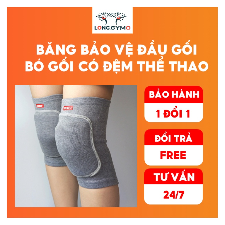 Bộ 2 Bó Gối Thể Thao Chuyên Nghiệp Chính Hãng, Có Đệm Gối - Đai Cuốn Bảo Vệ Đầu Gối ( Ảnh Chụp Thực Tế)