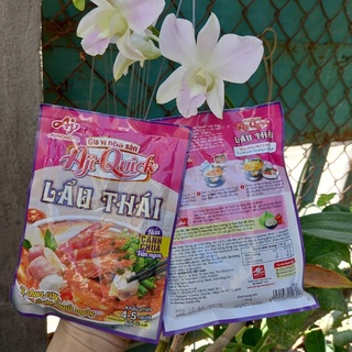 2 gói Gia vị nêm sẵn Lẩu Thái Aji-Quick gói 50g