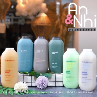 Sữa tắm Method Body 532ML (inbox chọn màu)