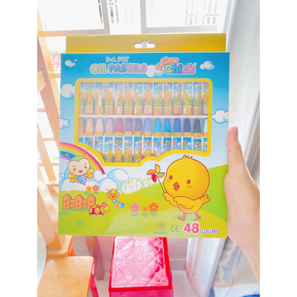 Sáp Dầu Oil Pastels Yellow Chick 24/36/48 Màu D.A P&T OIL