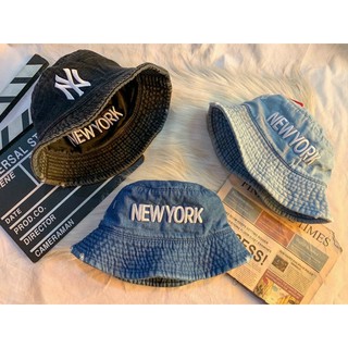 Nón bucket jeans 2 mặt ny nam nữ