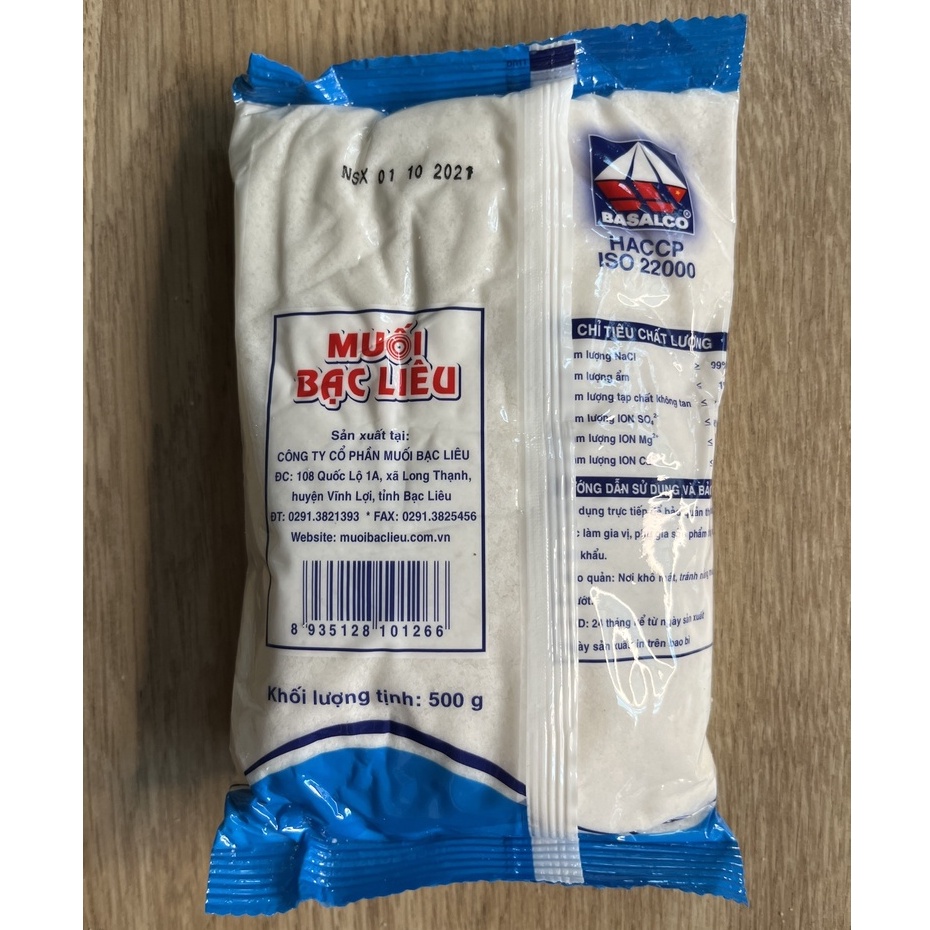 Muối Tinh Sấy Bạc Liêu 500g