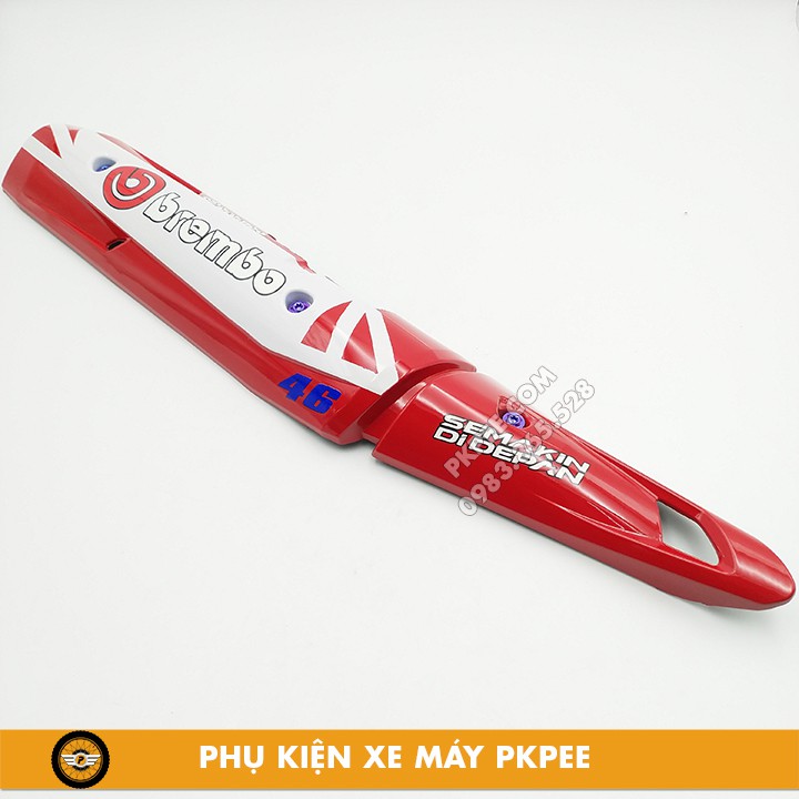 Ốp Che Pô Exciter 150 - Các Hoa Văn Có Thể Khác Nhau