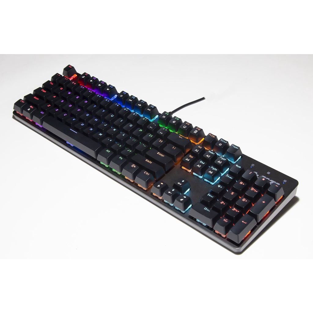 Bàn Phím Cơ Gaming AJazz DKM160 Led Rainbow Chính Hãng Bảo Hành 24 Tháng