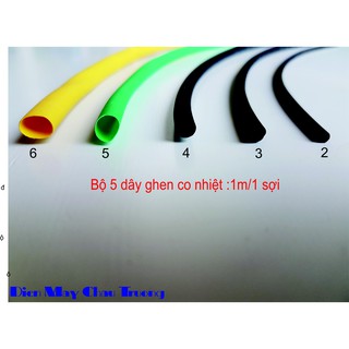 ghen co nhiệt 2-3-4-5-6mm - Ghen đốt chịu nhiệt 