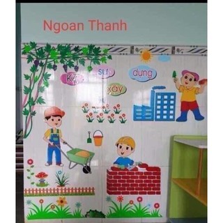 tranh góc mầm non siêu rẻ siêu đẹp