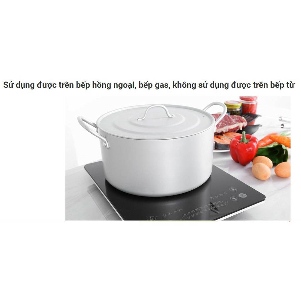 Nồi canh hợp kim nhôm oxy hóa mềm Healthy HT08008-4