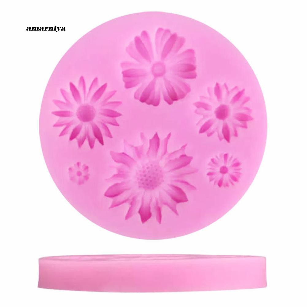 Khuôn silicon làm bánh đa năng tiện dụng hình bông hoa xinh xắn