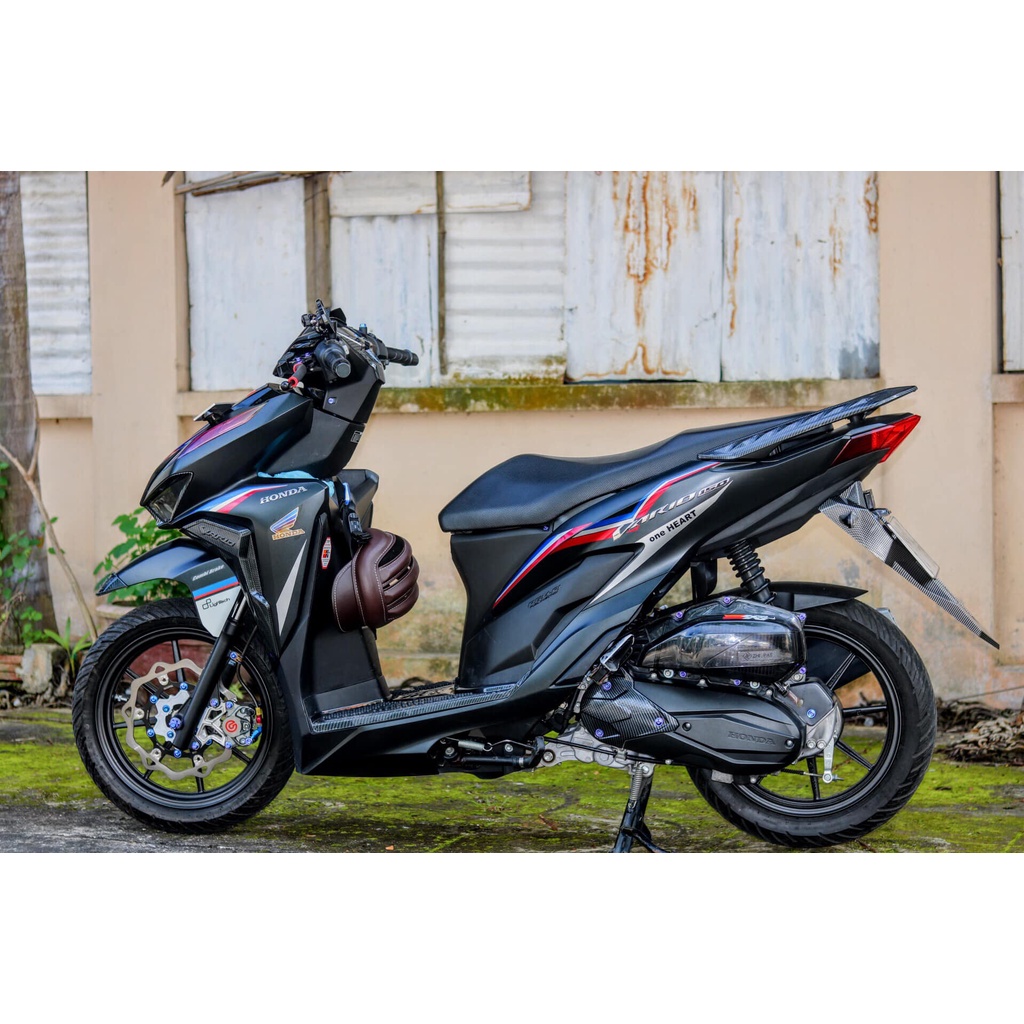 Tem Rời Dán Xe Vario 2018 Mẫu Chỉ Đen Xanh Đỏ Cực Đẹp, Hàng 3 Lớp Chất Lượng Cao