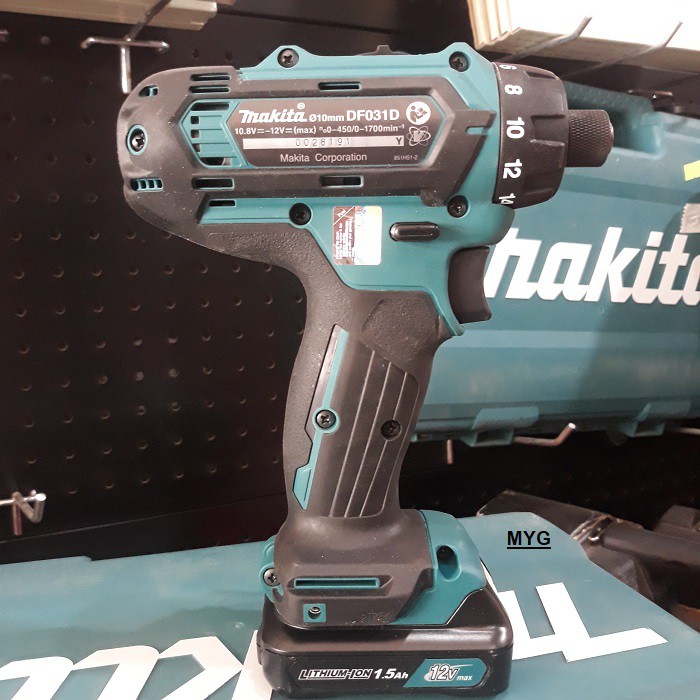 Máy bắt vít dùng pin Makita DF031D chính hãng ( Khoan bắt vít 12V / 1.5Ah )