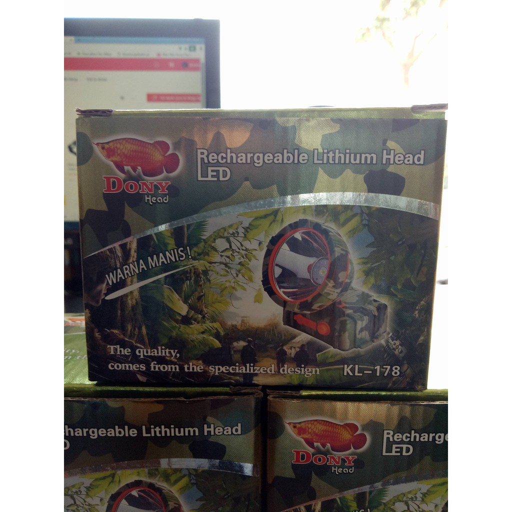 ĐÈN PIN ĐỘI ĐẦU LED CREE SIÊU SÁNG DONY-KL178