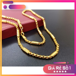 Dây chuyền Ống Trúc Mạ Vàng 18K CAO CẤP