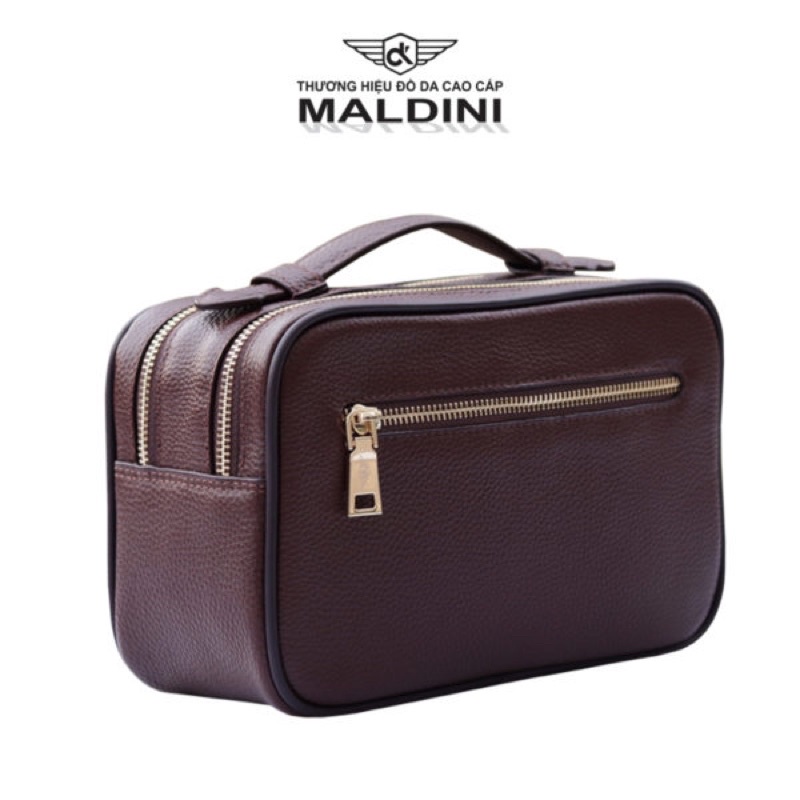 Túi Clutch Cầm Tay Golf - Túi 2 Ngăn Da Bò Thật Có Khoá Số - Hàng Chính Hãng Maldini