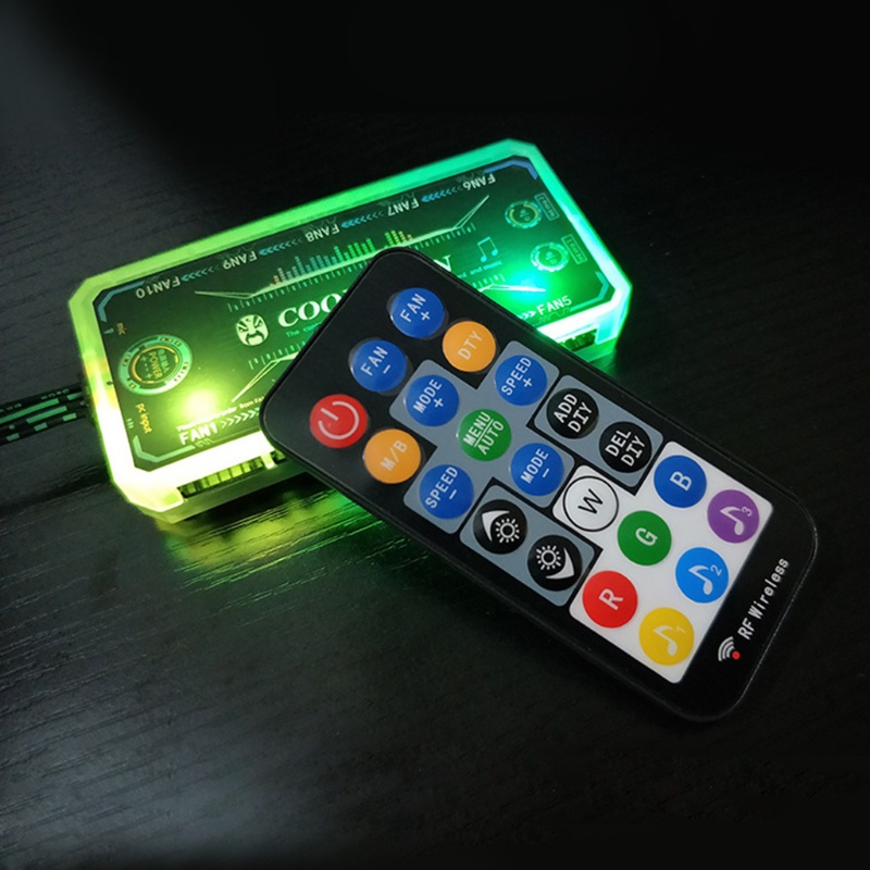 Bo Mạch Chủ Đồng Bộ Điều Khiển Quạt RGB Thông Minh 12V10A