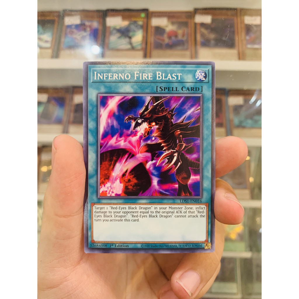 Thẻ Bài Lẻ YugiOh! Mã LDS1-EN016 - Inferno Fire Blast - Common - 1st Edition