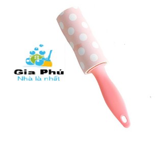 Cây lăn bụi quần áo siêu dính Gia Phú ( họa tiết ngẫu nhiên )