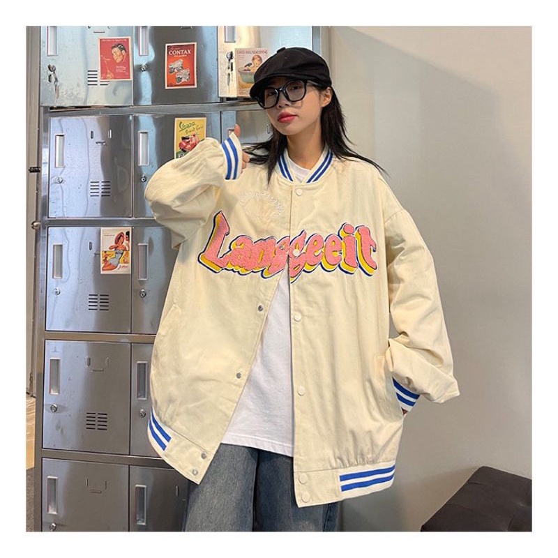 Áo Khoác dù 2 lớp Bomber Langeeit form rộng unisex 1hit_unisex