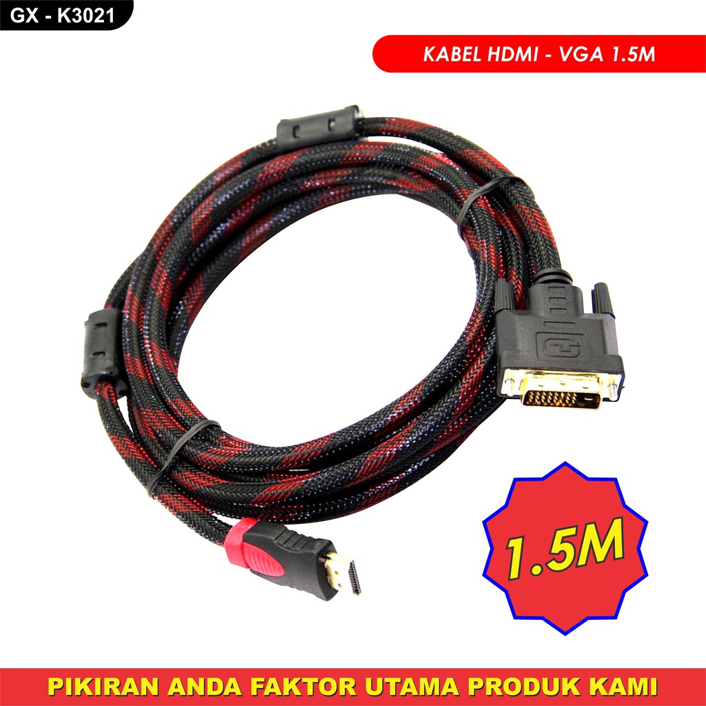 Đen Dây Cáp Hdmi-vga K3021