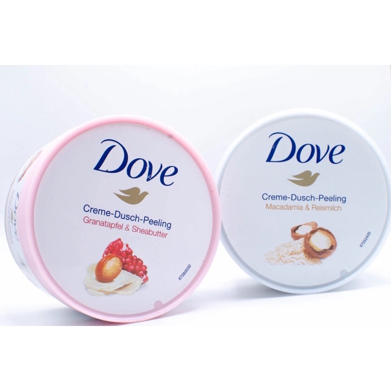 Tẩy Da Chết Body Dove Đức 225ml Tẩy tế bào chết toàn thân DOVE Exfoliating Body