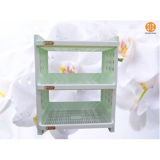 Kệ chén Việt Nhật 3 tầng chắc chắn - đồ dùng phòng ăn tiện lợi