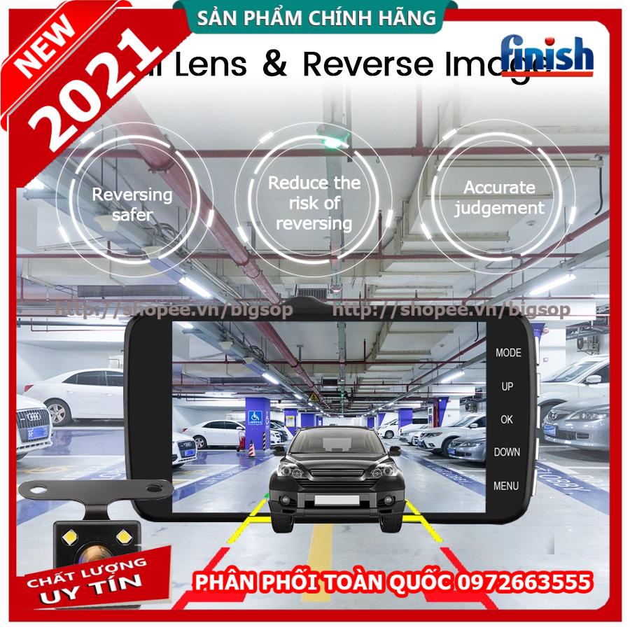 Camera hành trình ONTEK Việt Nam FULL HD 1080P màn hình chuẩn 4 inh IPS, quay trước sau chính hãng