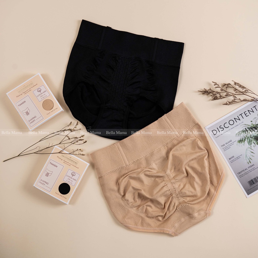 Quần Lót Bầu Gen Bụng Sau Sinh, Hàng Việt Nam, Chất Liệu Cotton Yard Mềm Thoáng Khí Có Thanh Chống Cuộn Bella Mama TM08 | BigBuy360 - bigbuy360.vn
