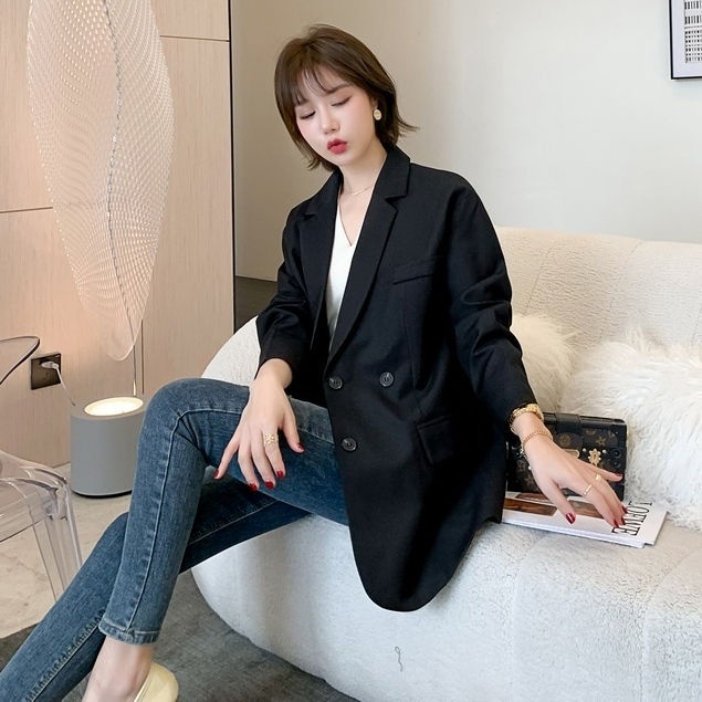 Áo Khoác Blazer Dáng Ôm Thiết Kế Xẻ Lưng Phong Cách Anh Quốc Thời Trang Xuân Thu Cho Nữ