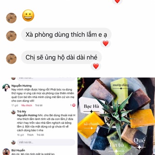 Xà bông handmade Mẹ Sâm(3bánh)