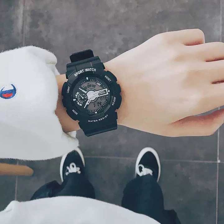 Đồng Hồ Nữ Sport Xanh Thể Thao Dây Cao Su Siêu bền -BinhMinhShop | BigBuy360 - bigbuy360.vn