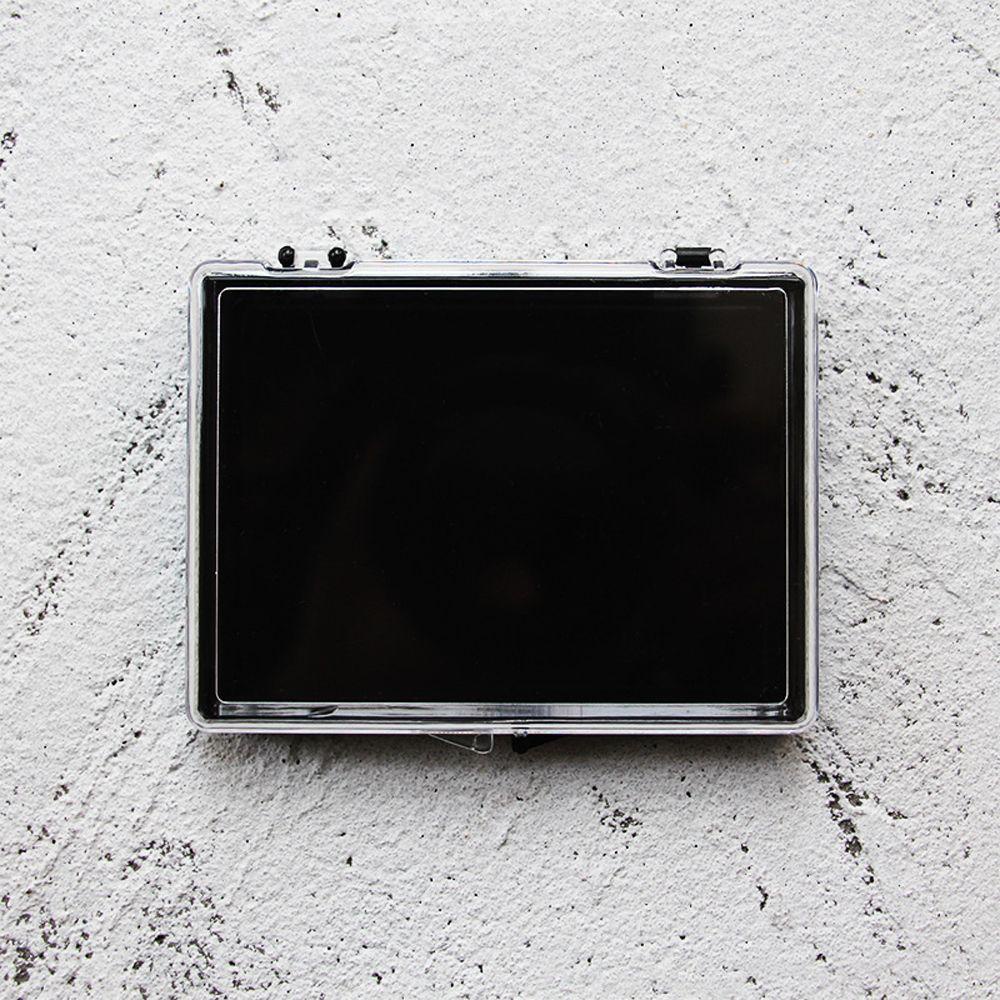 QQMALL 1 Hộp Đựng Trang Sức / Phụ Kiện Trang Trí Móng Tay Nắp Lật Trong Suốt