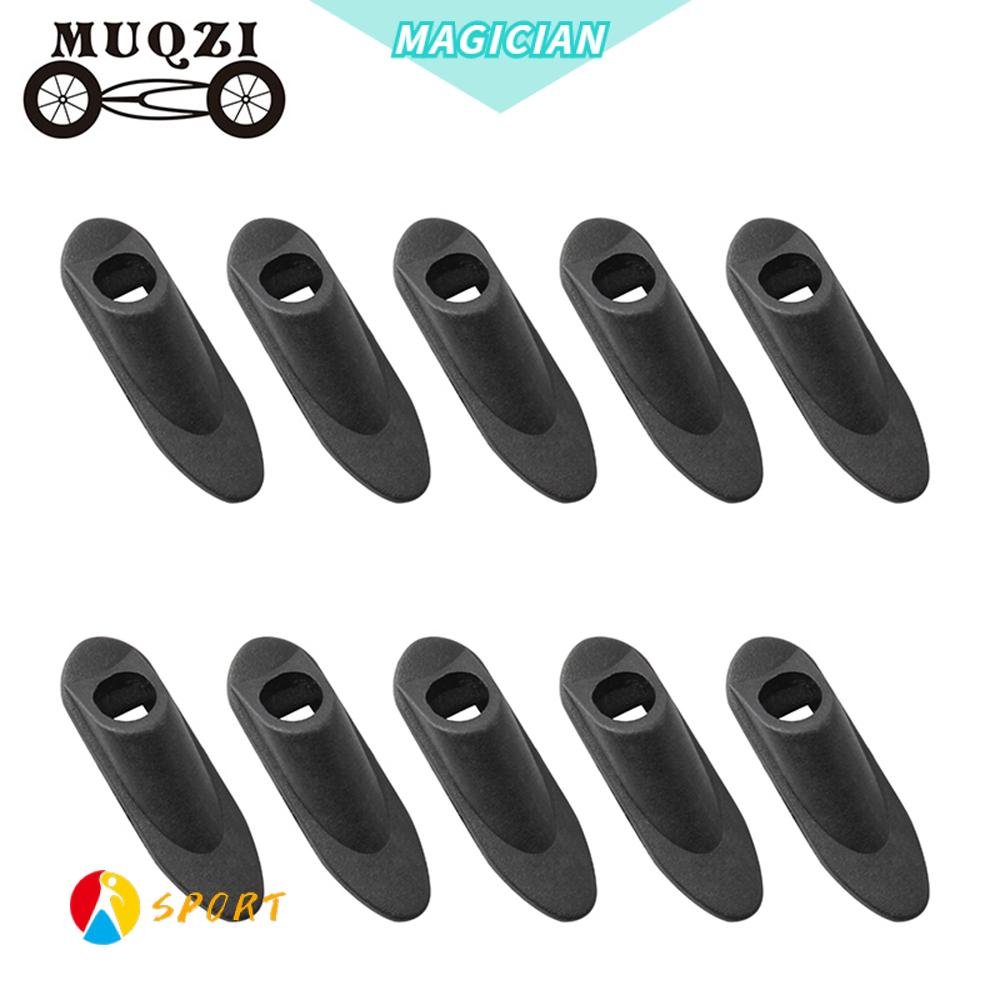 Set 10 Phụ Kiện Kẹp Ống Dây Thắng Xe Đạp Màu Đen Tiện Dụng