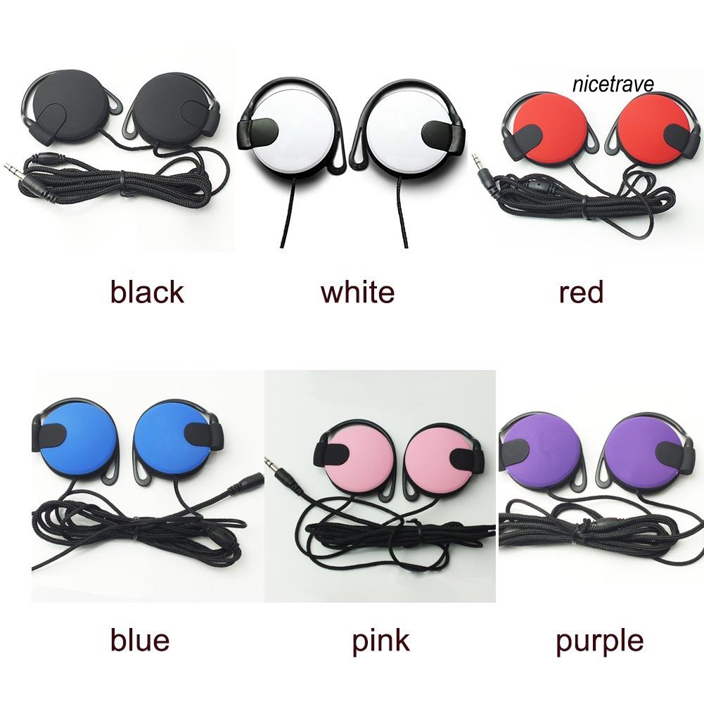 Tai Nghe Móc Vành Tai Có Dây Chuẩn 3.5mm Phong Cách Thể Thao Cho Điện Thoại Thông Minh / Máy Tính
