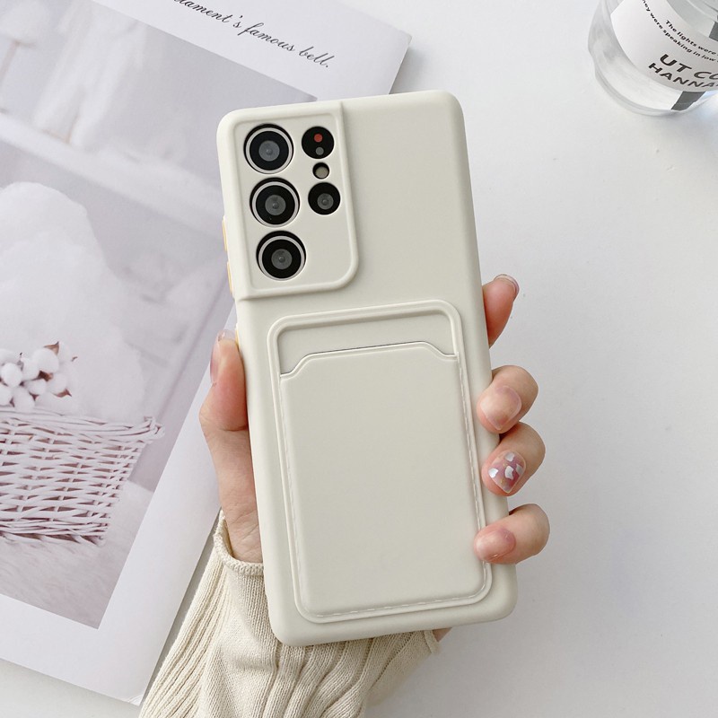 Ốp điện thoại silicon mềm Koosuk có ngăn đựng thẻ cho Samsung Galaxy Note 20 Ultra Note20