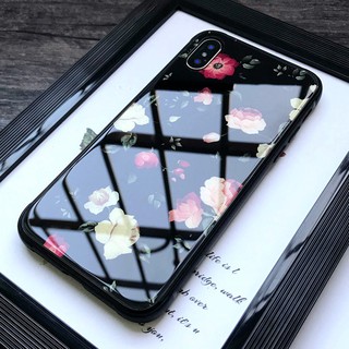 ỐP KÍNH CƯỜNG LỰC in hình hoa hồng - PK29 - iPhone 6/6S - 6 Plus/ 6S Plus - 7/ 8 - 7 Plus/ 8 Plus - X/ XS/ XS Max