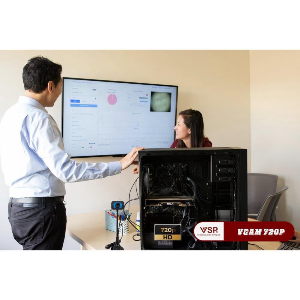 Webcam VSP Vcam 720p/ 1080p Có Micro Có Đèn Chân Cao, Siêu Nét Siêu Rõ Học Online, Giảng Dạy | BigBuy360 - bigbuy360.vn