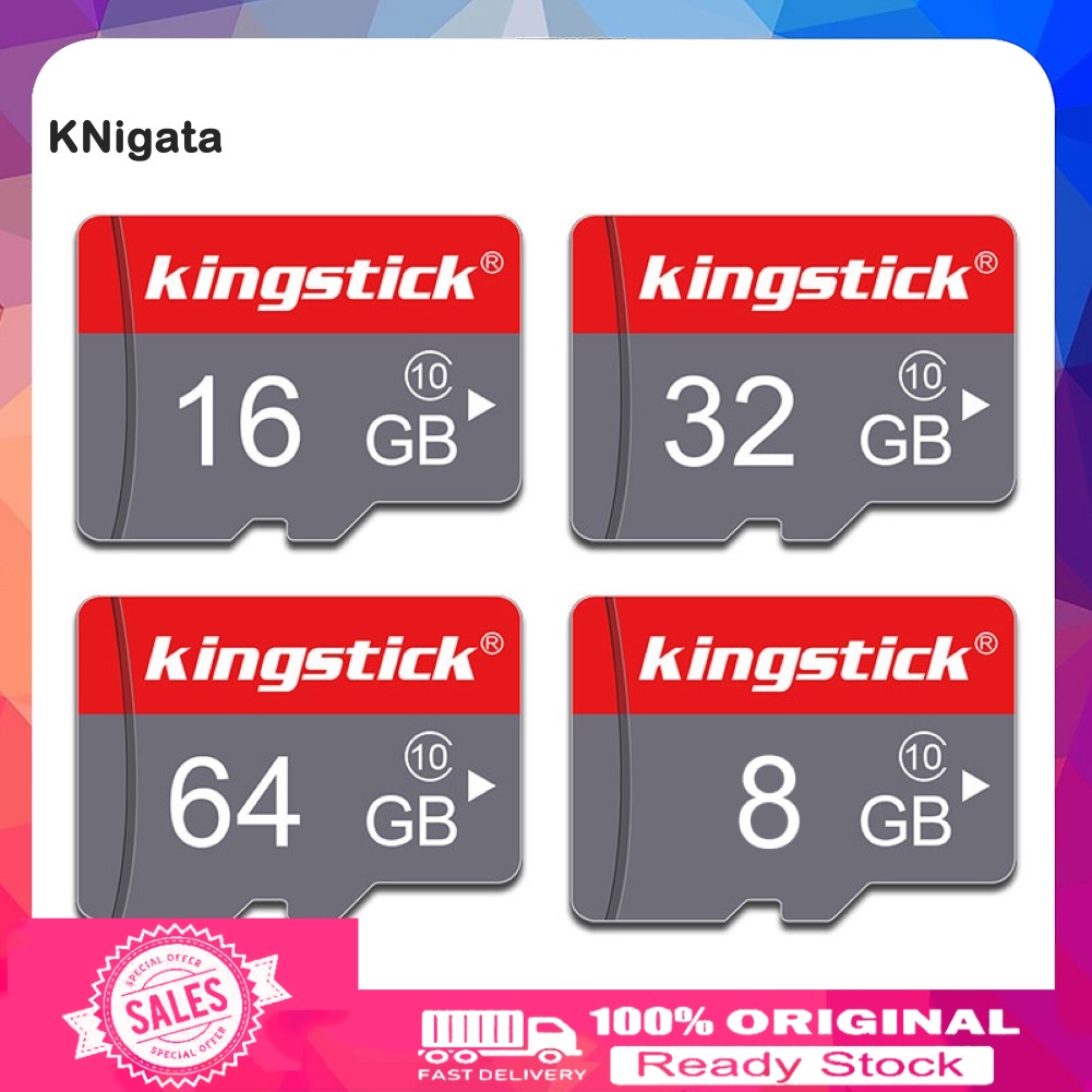 Thẻ Nhớ Micro Tf Kingstick U3 Tốc Độ Cao Cho Máy Ảnh / Điện Thoại