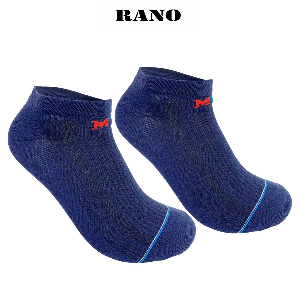 Tất vớ nam cổ ngắn cao cấp chống hôi chân thoáng khí nhiều màu đi giày thể thao RANO rn101
