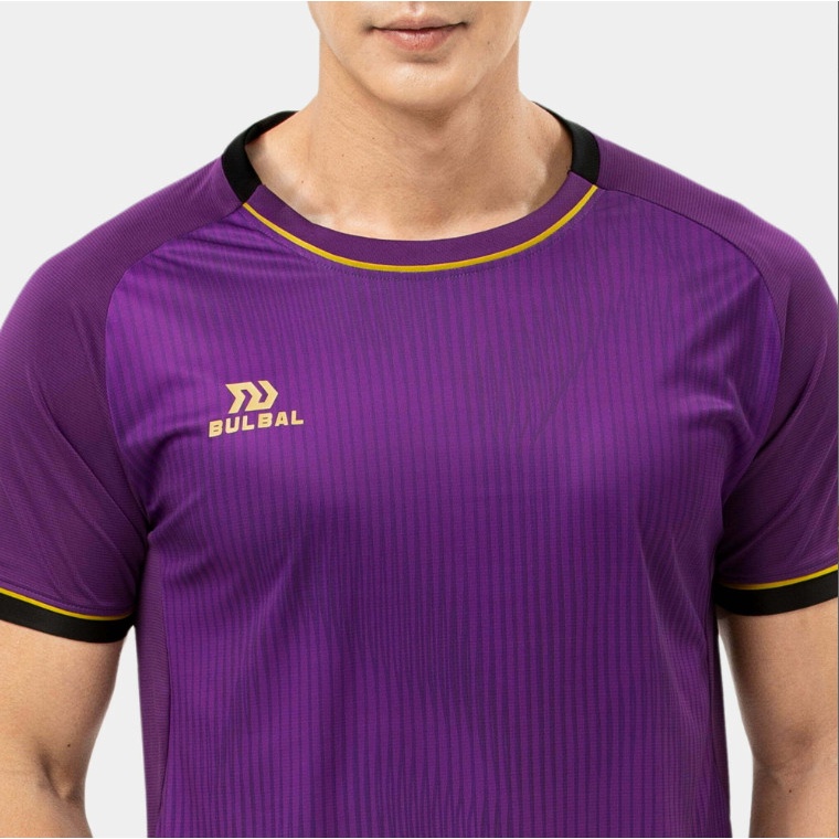 Áo đá bóng, quần áo bóng đá, áo không logo Bulbal Sonic 2 Tím - Chất vải cao cấp, thiết kế độc đáo