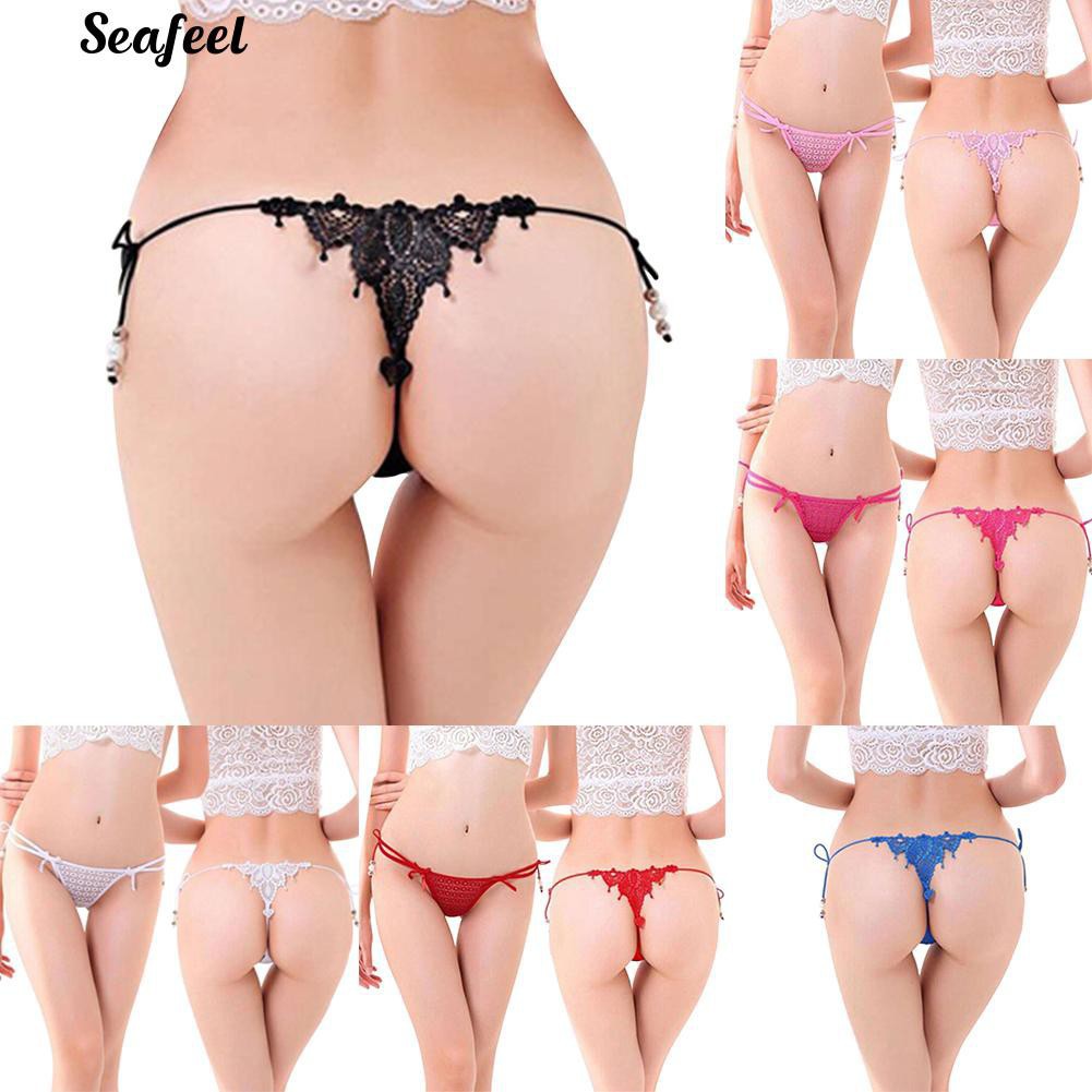 Quần lót lọt khe phối ren thời trang gợi cảm