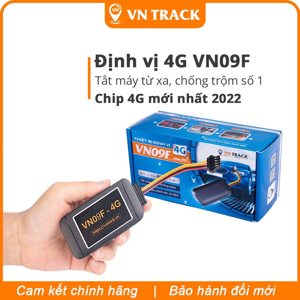 ĐỊNH VỊ XE MÁY, Ô TÔ VN09F 4G CHIP 4G, TẮT MÁY TỪ XA, NHẬN BIẾT TẮT MỞ ĐỘNG CƠ, CHÍNH HÃNG VNTRACK