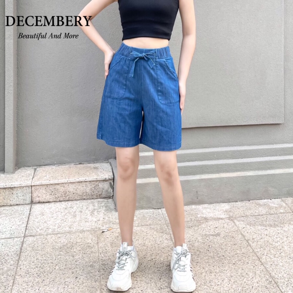 Quần Short Jeans Decembery Dáng Lỡ Cao Cấp thumbnail