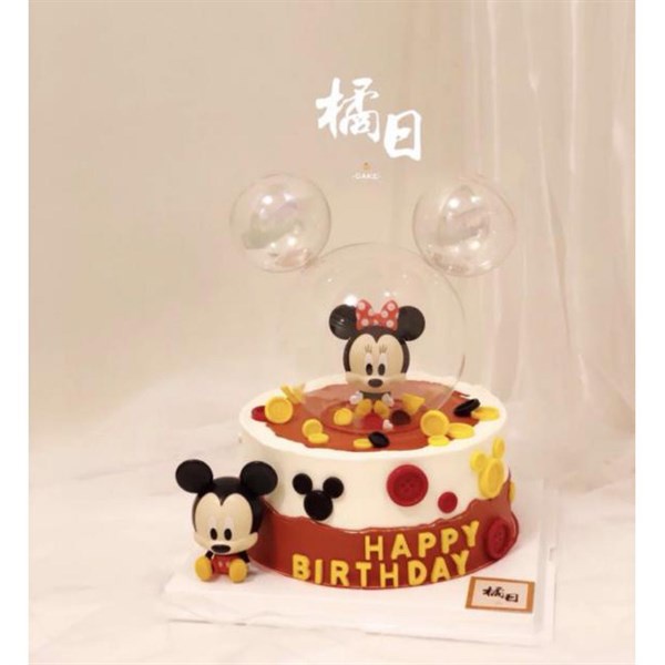 Bộ Chuột Mickey Phụ Kiện Tr.Trí Bánh Kem