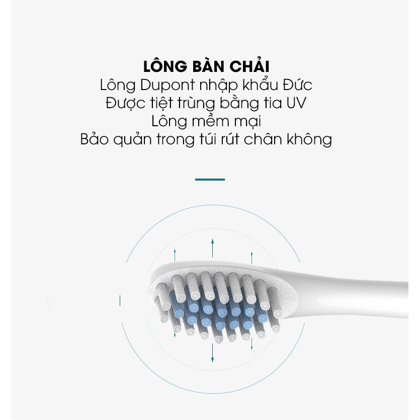 Bàn chải điện tự động đánh răng Sonic X3 tiêu chuẩn xuất châu Âu