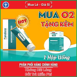[Combo 2 Tuýp] Kem Bôi Trĩ PANDORA 30gr - Tặng Ngay 01 Hộp Viên Uống PANDORA 60 Viên