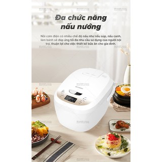 Nồi cơm điện tử Sharp 1.8L KS-COM186EV-GL Công Suất 830W