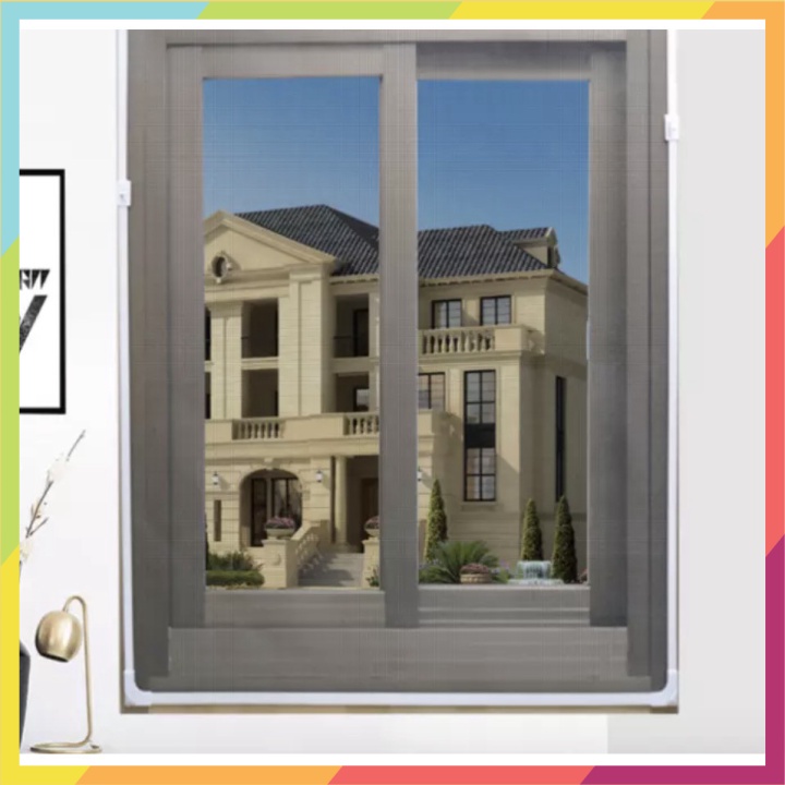 💯 Rèm chống muỗi và côn trùng cửa sổ Mosquito Control thông minh 85x140cm - Euro Outlet