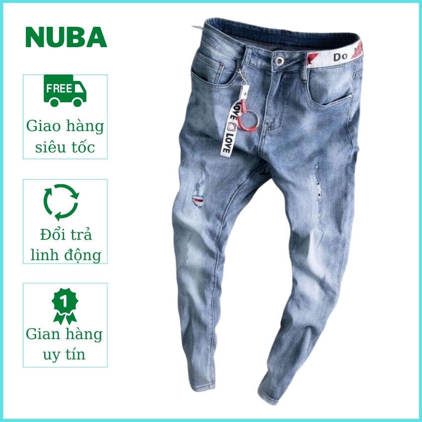 Quần jean nam cao cấp đẹp giá rẻ giống hình giống mẫu,quần bò NUCA 35