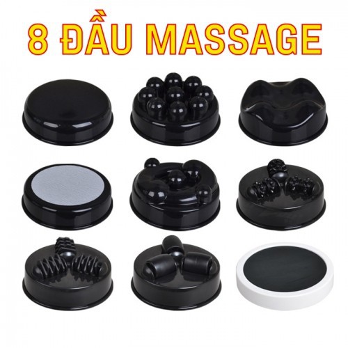 Máy Massage Cầm Tay 8 Đầu Puli PL607AC3 Cao Cấp