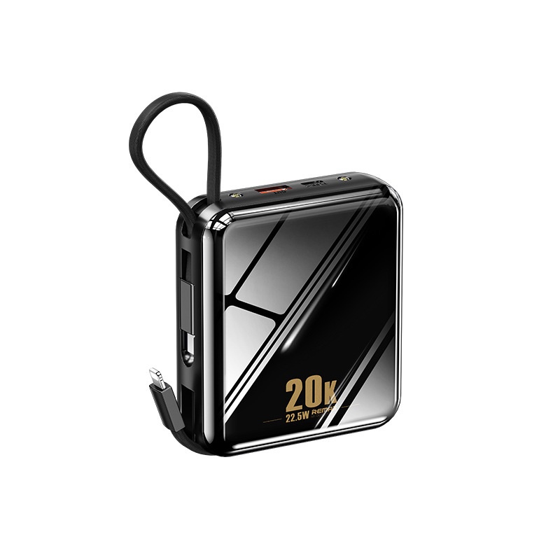 Pin dự phòng sạc nhanh Remax RPP-51 dung lượng 20000mAh 22.5W tích hợp 2 đèn pin siêu sáng